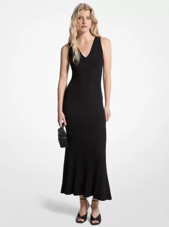 vestido regata de malha elstica canelada 1 330x444 - Vestido regata de malha el&aacute;stica canelada
